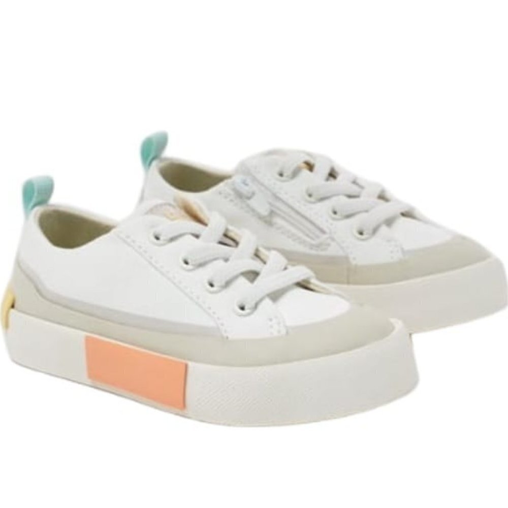 ZARA BABY/ MIXED FABRIC SNEAKERS WHITE | 6411/930 - Picture 1 of 5